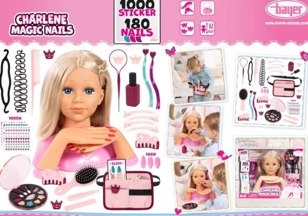 Głowa do stylizacji Charlene Magic Nails - tantis.pl