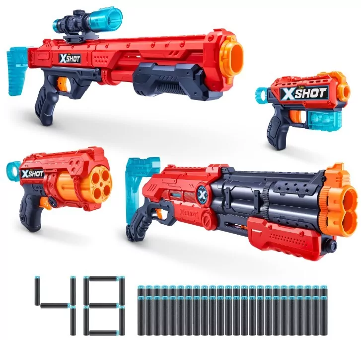 X-SHOT. Excel Ultimate Shootout. Zestaw wyrzutnia - tantis.pl