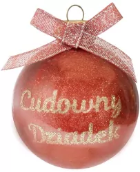 Brokatowa bombka dla Dziadka