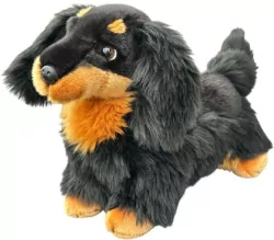 Pies jamnik stojący 30cm