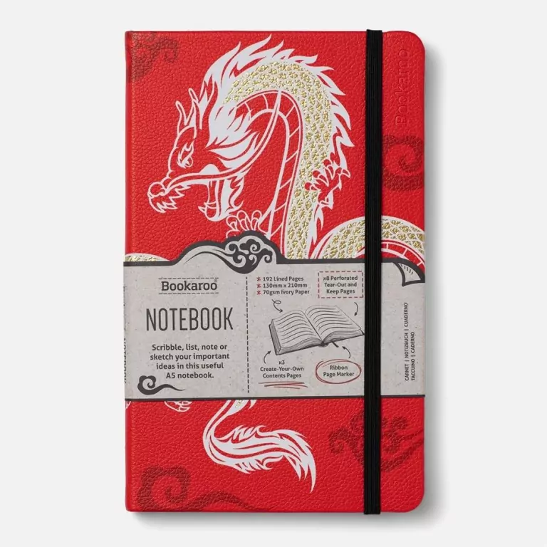 Bookaroo Notatnik Journal A5 - Wojowniczy smok - tantis.pl