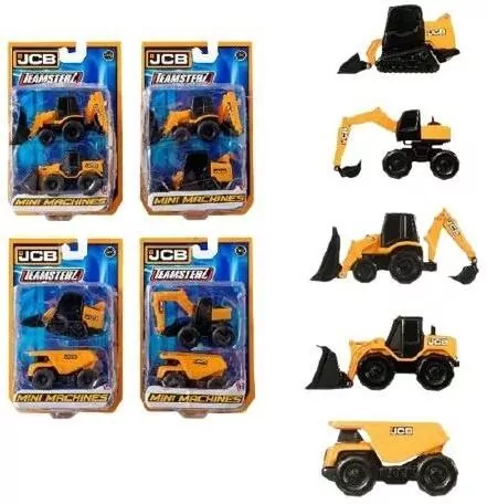 JCB mini maszyny 2-pak mix - tantis.pl
