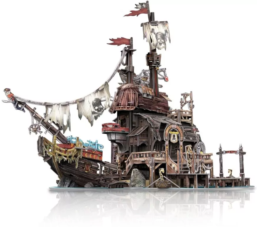 Cubic Fun. Puzzle 3D. Tortuga zatoka piratów - tantis.pl