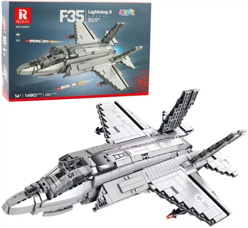 Klocki konstrukcyjne myśliwiec F-35 Lightning II - tantis.pl