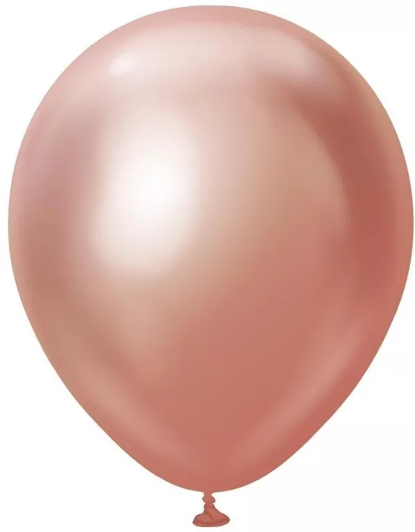 Balony Kalisan mirror różowo-złote - tantis.pl