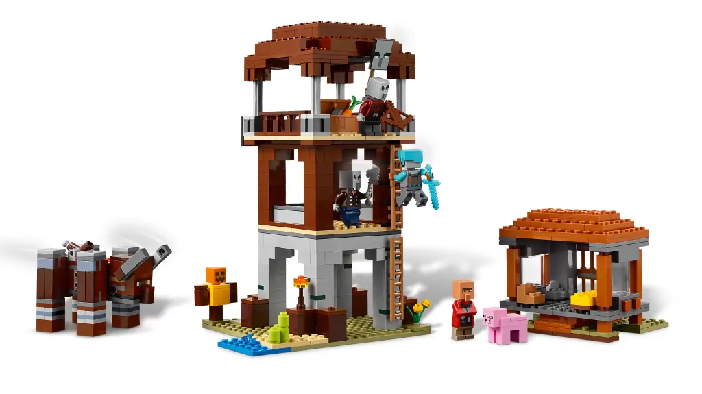 LEGO® Minecraft. Kryjówka rozbójników i dewastatorów 21278 - tantis.pl