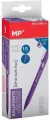 Długopis olejowy 1,0mm fioletowy (12szt) - tantis.pl