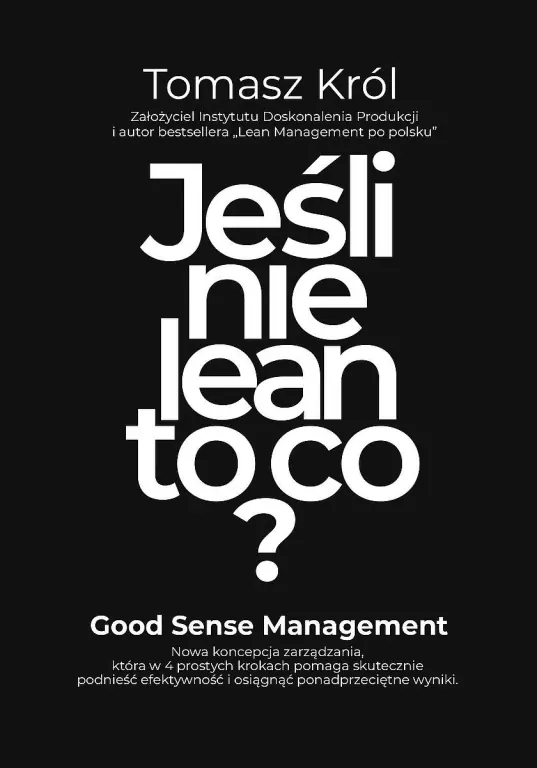Jeśli nie lean to co? - tantis.pl