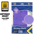 Ammo: Softouch Velvet Masking Sheets - 1 mm Grid - Adhesive (290 x 145 mm) (5) - tantis.pl