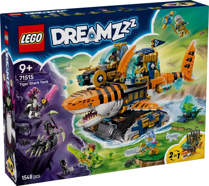 LEGO® DREAMzzz. Rekinoczołg tygrysi 71515 - tantis.pl
