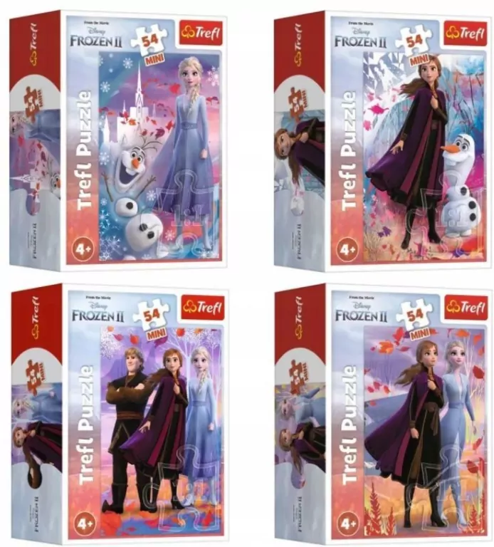 Puzzle 54 mini W świecie Anny i Elsy TREFL - tantis.pl