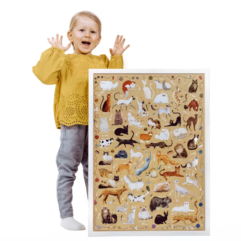 Czuczu. Puzzlowe. Koty 60 - tantis.pl