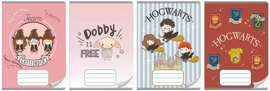 Zeszyt Harry Potter. A5/16K linia. 20 sztuk - tantis.pl
