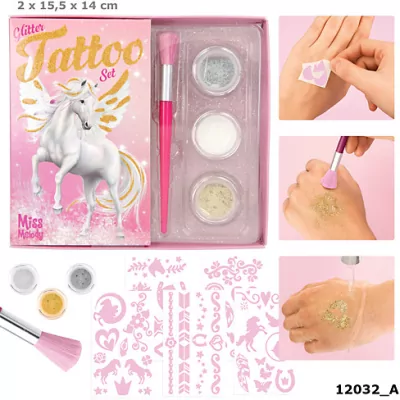 Zestaw brokatowych tatuaży Miss Melody 12032A