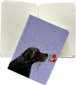 SBK01 Notesik Labrador z kwiatami - tantis.pl