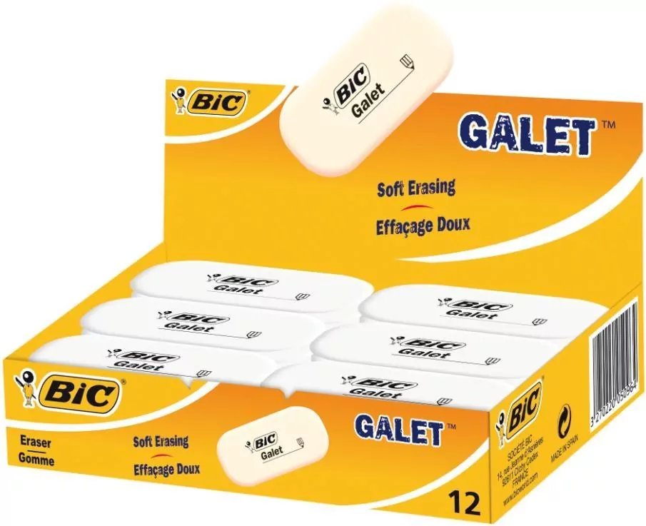 Gumka GALET (12szt) BIC - tantis.pl