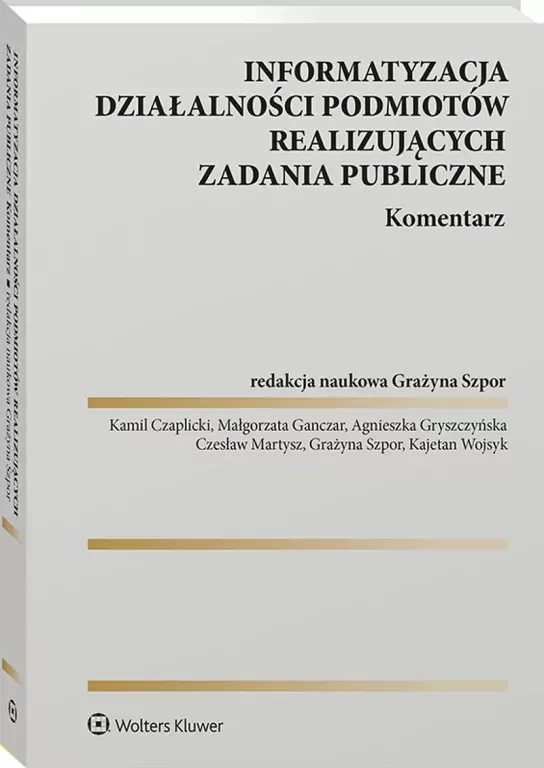 Informatyzacja działalności podmiotów... - tantis.pl