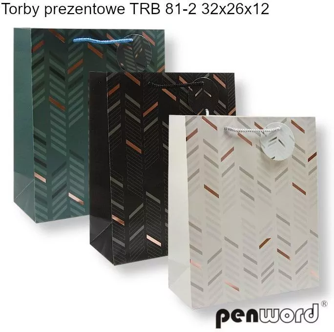 Torebka prezentowa 32x26x12cm MIX - tantis.pl