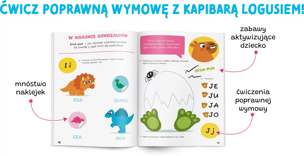Zabawy logopedyczne. Gimnastyka języka - tantis.pl