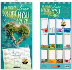 Kalendarz 2026 ścienny planer Dobrych myśli