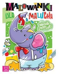 Malowanki dla malucha. Wesołe zwierzaki - tantis.pl