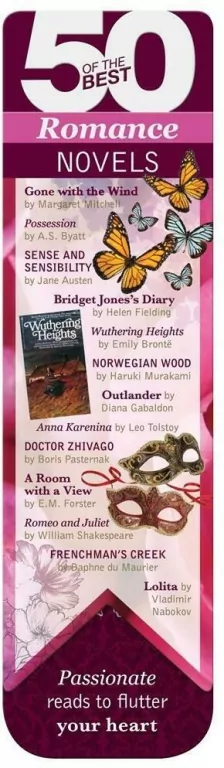 50 BEST - Romance - magnetyczna zakładka do książk - tantis.pl