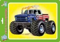 MD Creative. Puzzle w ramce z kolorowanką. Monster truck - tantis.pl