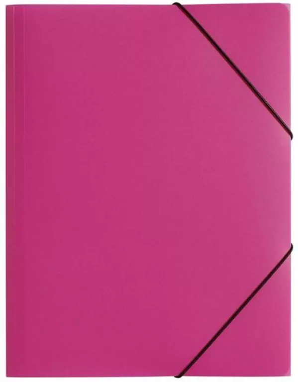 Teczka z gumką PP A4, różowa - tantis.pl