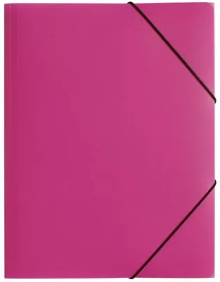 Teczka z gumką PP A4, różowa