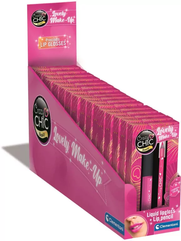 Crazy Chic. Błyszczyk i konturówka pink power - tantis.pl