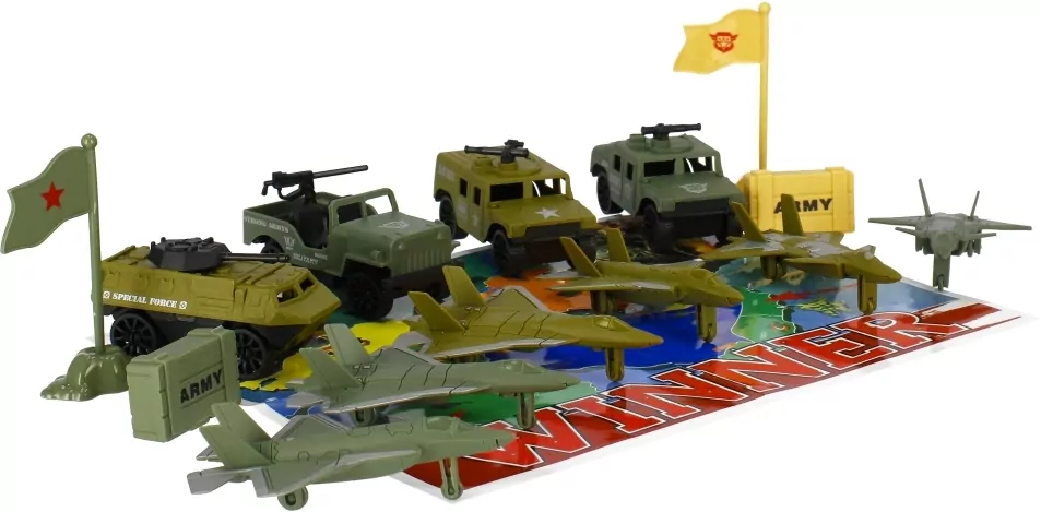 Zestaw Wojsko 17szt 511599 Mega Creative - tantis.pl