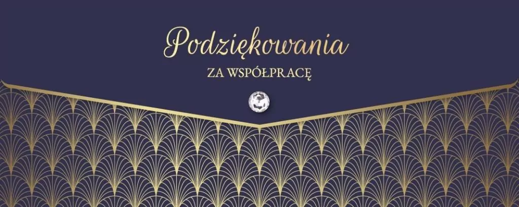 Karnet Lux Podziękowania za współpracę - tantis.pl