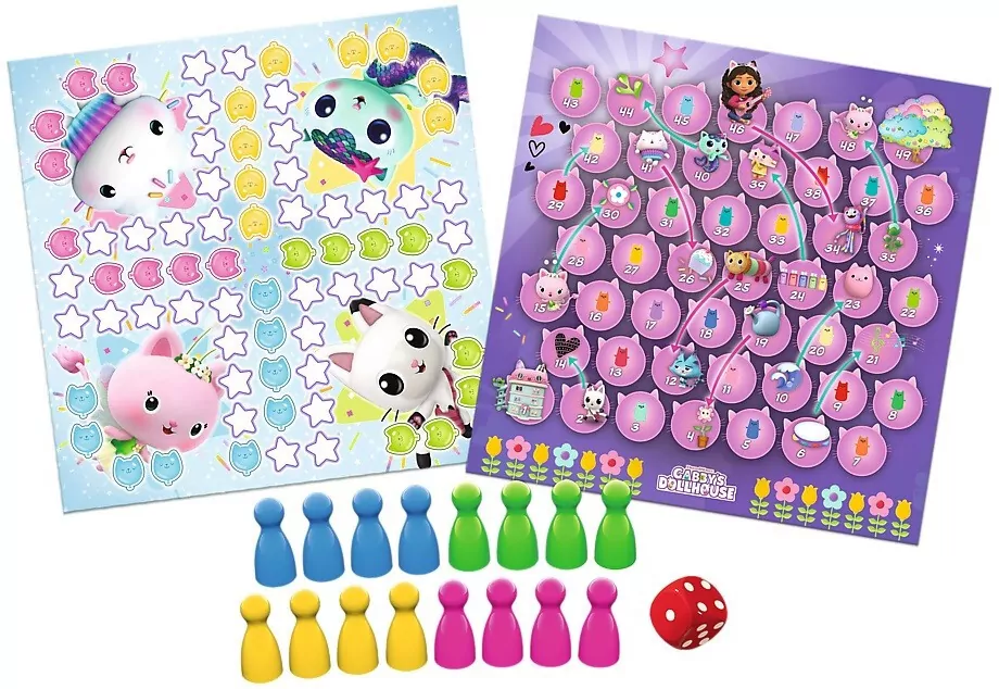 Gabby's Dollhouse. Gra planszowa 2w1 - tantis.pl