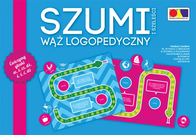Szumi i szeleści. Wąż logopedyczny - tantis.pl