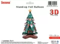 Balon Boże Narodzenie choinka 120x58cm - tantis.pl