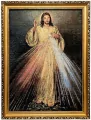 Obraz Haftowany Jezus Miłosierny 42x32cm - tantis.pl