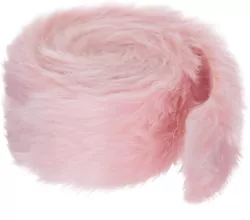 Futro na rolce różowe 6cmx2m