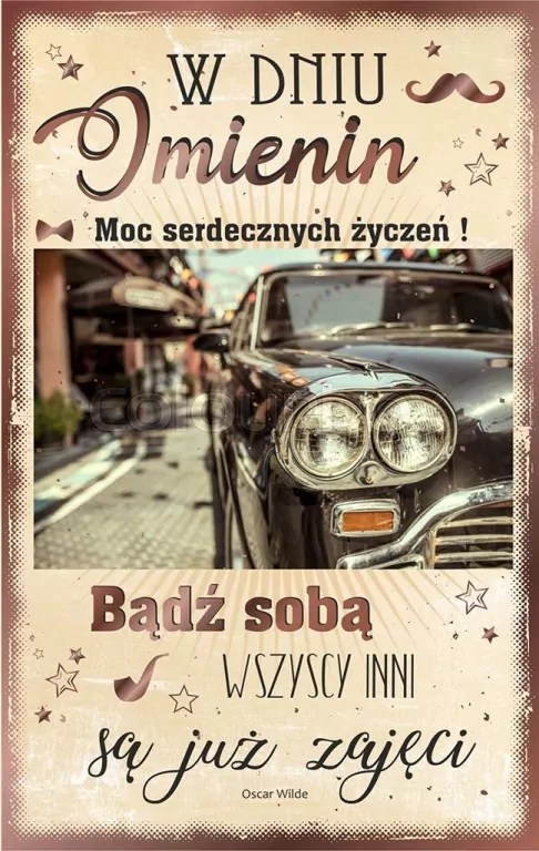 Kartka okolicznościowa Imieniny IM07 - tantis.pl