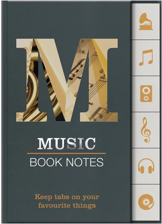 Book Notes - Music - zakładki znaczniki muzyka - tantis.pl