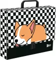 Teczka z rączką A4 XL Sleepy Corgi - tantis.pl