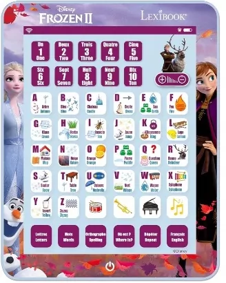Dwujęzyczny tablet edukacyjny. Frozen (PL/EN) - tantis.pl
