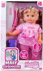 Lalka mały czyścioszek. Natalia. 33cm