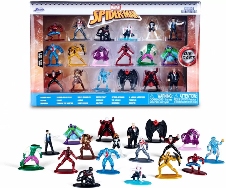 Jada Spider-Man Metal figurki 18 pak 4cm - tantis.pl