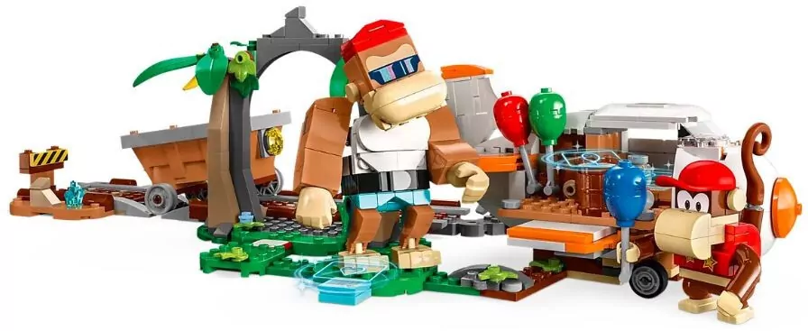 LEGO® Super Mario. Przejażdżka wagonikiem Diddy Konga — zestaw rozszerzający. 71425 - tantis.pl