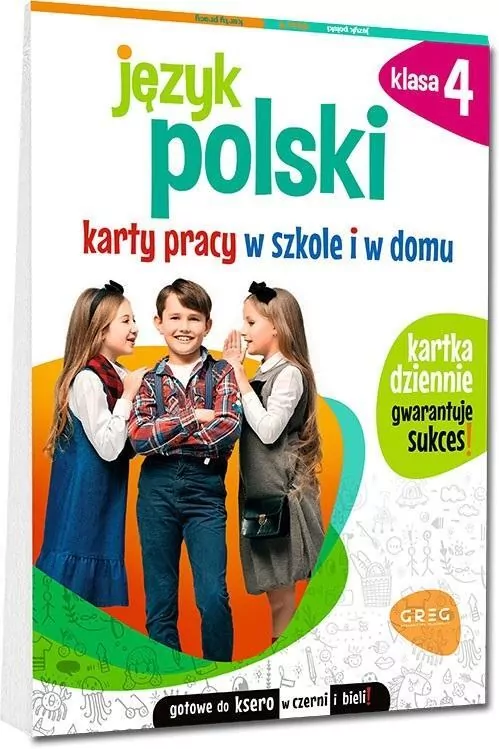Język polski. Klasa 4. Karty pracy w szkole i w domu - tantis.pl