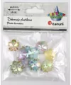 Koraliki plastikowe kwiatki 18mm 16szt - tantis.pl