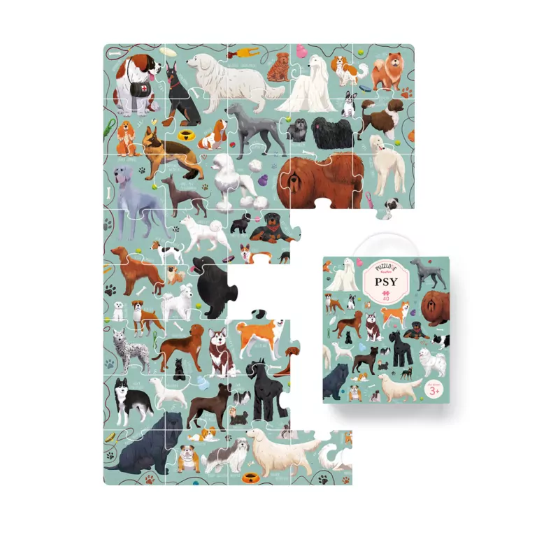 CzuCzu. Puzzlove. Psy 40 - tantis.pl