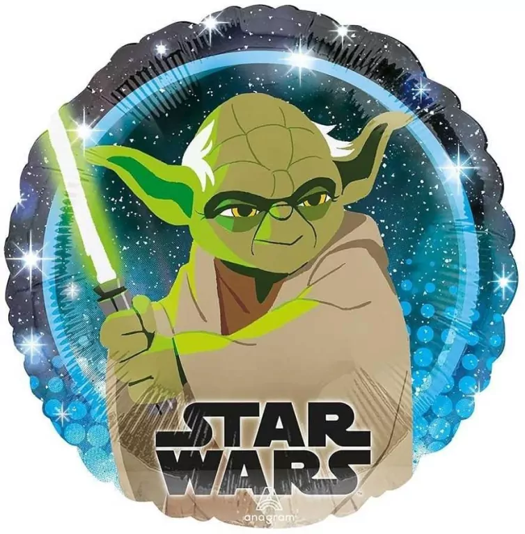 Balon foliowy Star Wars Yoda 46cm - tantis.pl