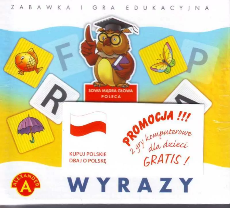 Wyrazy. Zabawka i gra edukacyjna - tantis.pl
