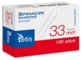 Paczka Spinacze biurowe okrągłe 33mm 100 szt 10 sztuk - tantis.pl